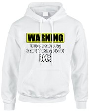 BMX Funny Hoodie Hoody Sport Bike Bicycle Cross Tricks Stunts Talk Gift Idea