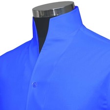 Mens High Collar Shirts Formal