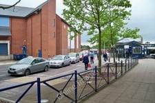 Photo 6x4 Taxi rank and Bus