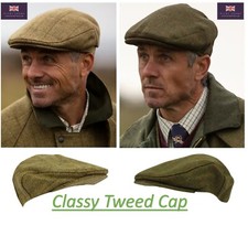 Mens Tweed Flat Cap Country