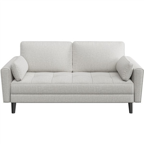 Fabric sofa upholstered - sofa, 2