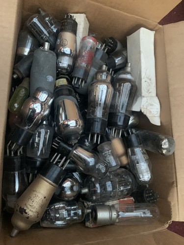 Vintage radio valves job - radio,