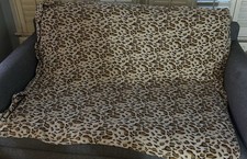 Primark Leopard Print Fleece/ Throw 120x150 cms  