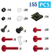 UK- 155PCS Fairing Bolts Kit