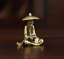 Brass Fisherman Figurine Small