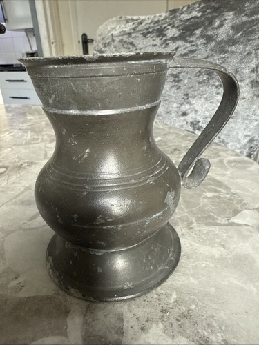 Pewter pint measure - pewter,