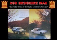 RARE 1980 TOYOTA CARINA 1.6 SALOON & ESTATE UK MARKET SALES BROCHURE / CATALOGUE