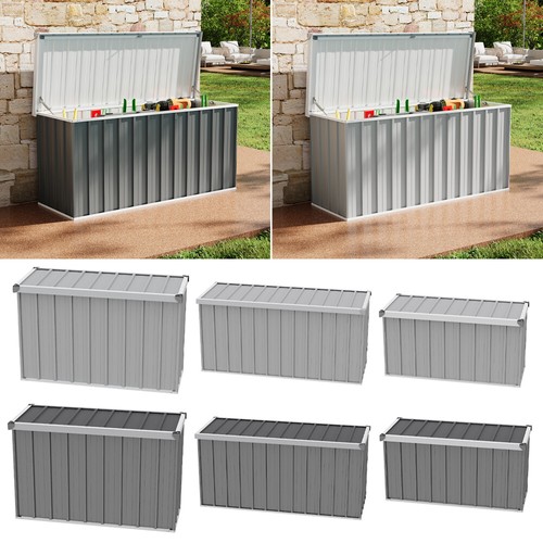 Metal steel storage box - metal, garden