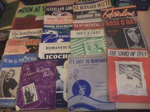 Job lot old vintage song - 20+,