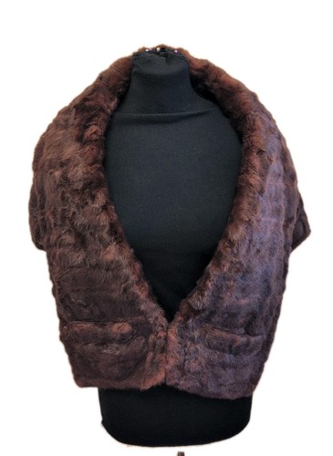 Vintage reddish brown mink - brown, fur