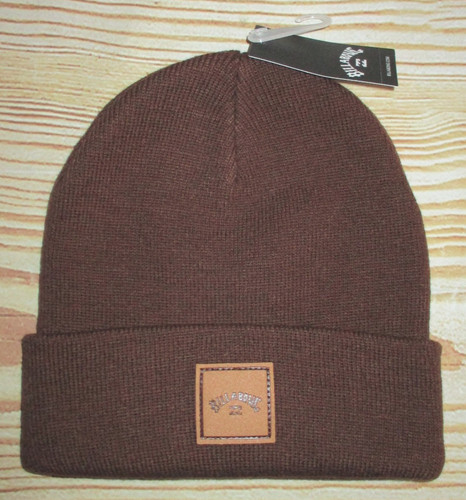Mens billabong brown beanie - brown,