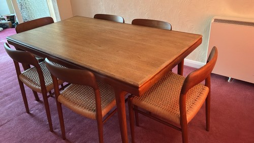Niels moller chairs set - moller, x