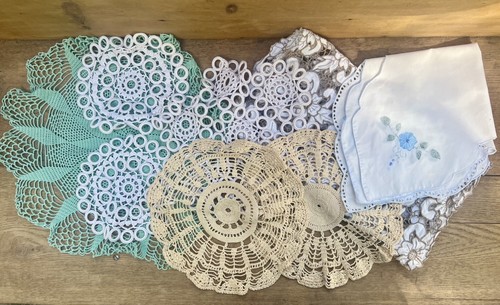Vintage doily linen - vintage, bundle