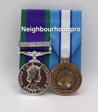 GSM medal With Clasp & UN