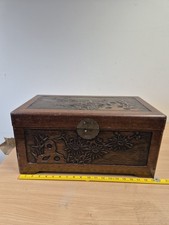 Chinese Carved Campher Chest