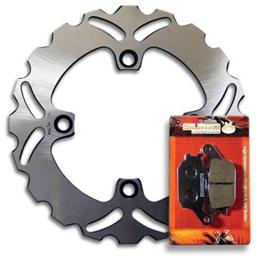 Rear disc rotor - rear,