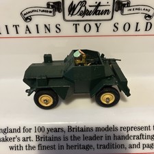 Britains No. 9781 - British Daimler Scout Car Mk II 1:32 conversion repaint NICE