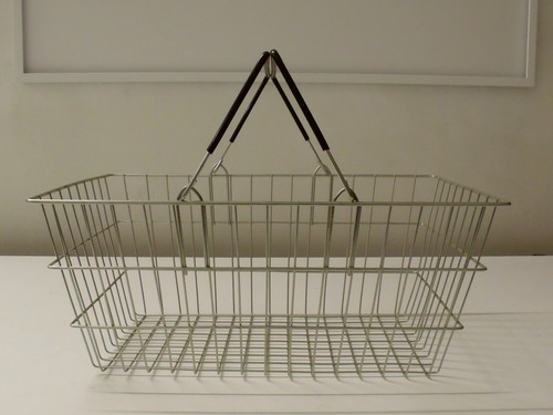Wire shopping baskets retail - shopping,