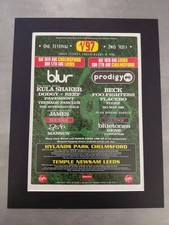 V97 Music Festival Original Vintage Festival Advert Mounted