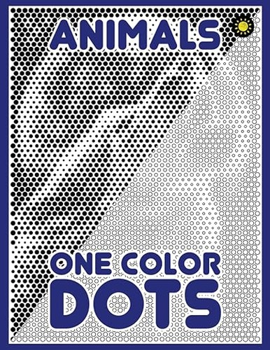 One color dots animals - dots,