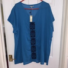 BNWT TOMMY & KATE BLUE V NECK