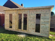 Shed summerhouse pent summer - summerhouse,