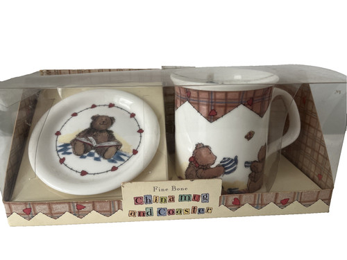 Teddy bear mug coaster boxed - teddy,