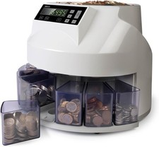 Safescan 1250 GBP Coin Counter that Quickly Value Counts and Sorts Mixed British
