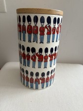 Cath Kidston pottery Royal Guards,Soldiers lidded storage jar,Cannister