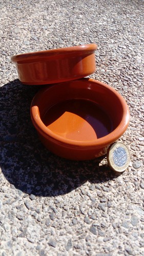 Terracotta tapas dishes - terracotta,