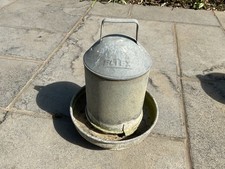 Eltex Galvanised half gallon Poultry Water Drinker 