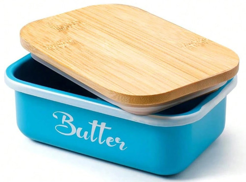 Metal butter dish - dish, with