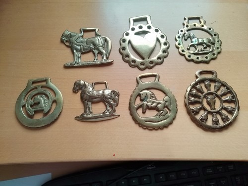 Vintage horse brasses - vintage,