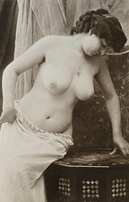 Postcard erotic woman nude erotic girl nude PC