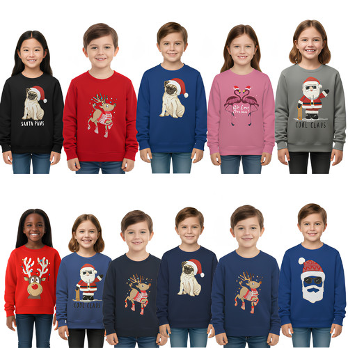 New kids christmas jumpers - new,