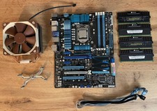 Intel Core i7-2600K 3.40GHZ +Asus P8Z68 Deluxe + 16gb ram DDR3+Cooler