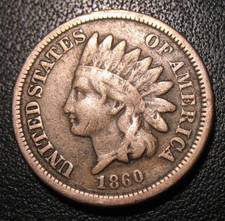  1860 INDIAN HEAD CENT  COPPER