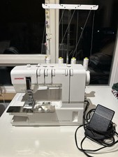 Janome Coverpro 2000CPX Coverstitch Sewing Machine. Barely Used.*Collection Only