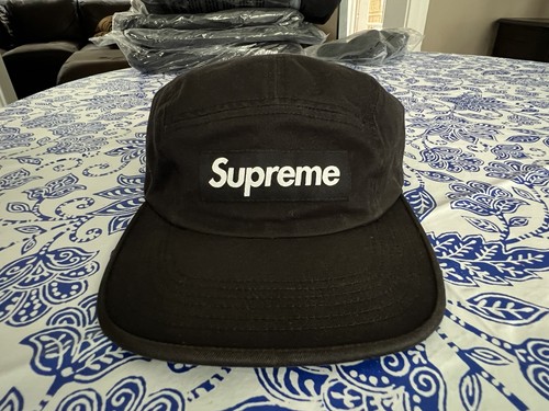 Supreme black panel camp - black,