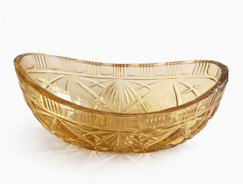 Vintage art deco amber pressed - vintage,