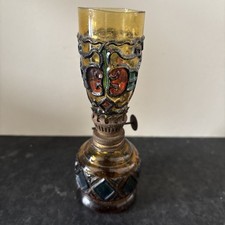 Vintage Mini Amber Coloured