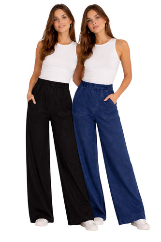 Ladies wide denim - m&s,