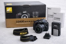 Nikon d3400 dslr camera - nikon, +