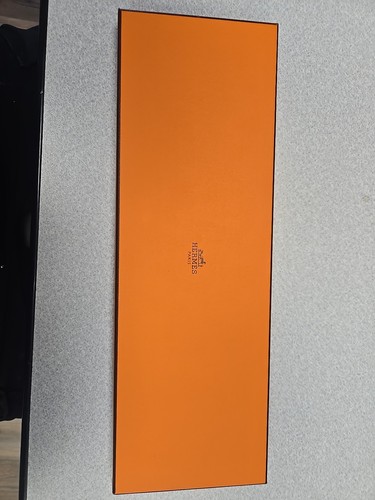 Hermes empty tie - hermes, box