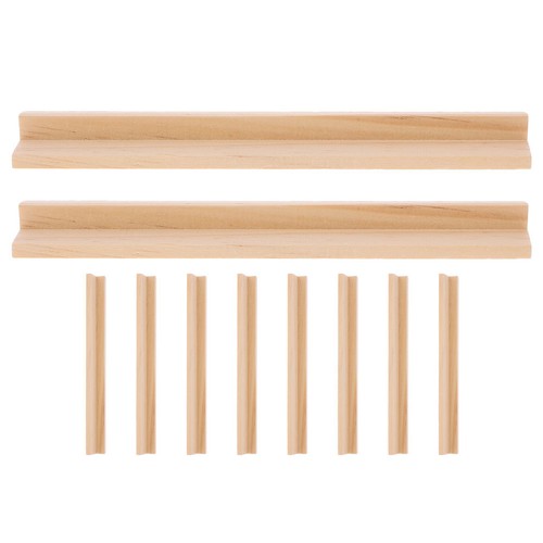10pcs wooden domino - domino, trays