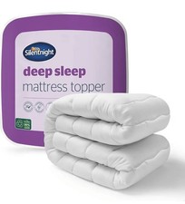 Silentnight Ultimate Deep Sleep Mattress Topper Deep Thick Cover Pad 2.5 5 10cm