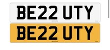 BE22 UTY PRIVATE REG NUMBER