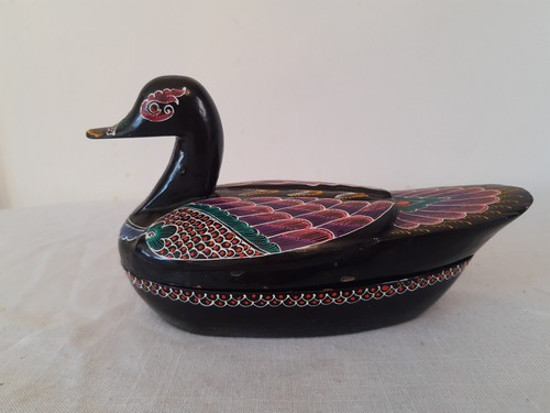 Duck figurine bird animal - duck,