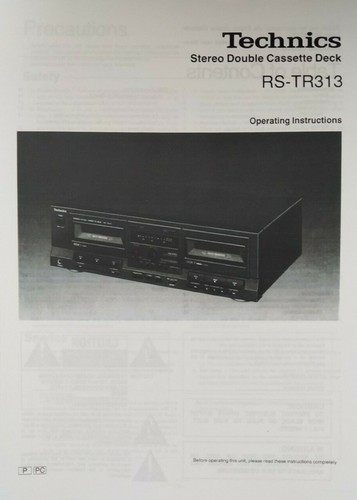 Technics tr313 cassette - technics,