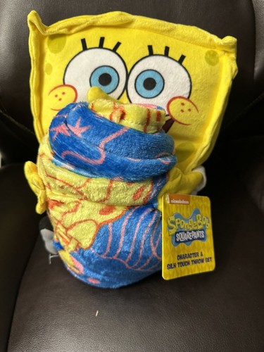 Spongebob character pillow - spongebob,